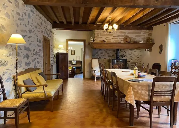 Nyaraló Chez Jeanne, Superbe Corps De Ferme, Vue Imprenable